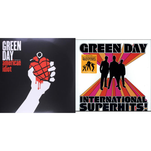 Green Day - International Superhits & American Idiot - LP Vinyl Bundle
