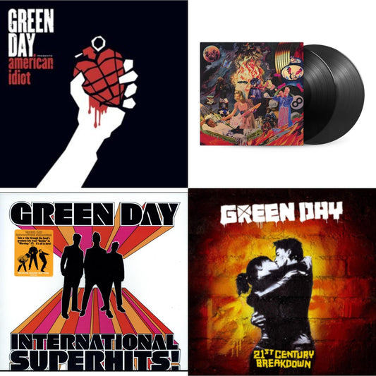Green Day - International Superhits & Insomniac (25Th Anniversary/2LP) & 21St Century Breakdown & American Idiot (W/Poster)