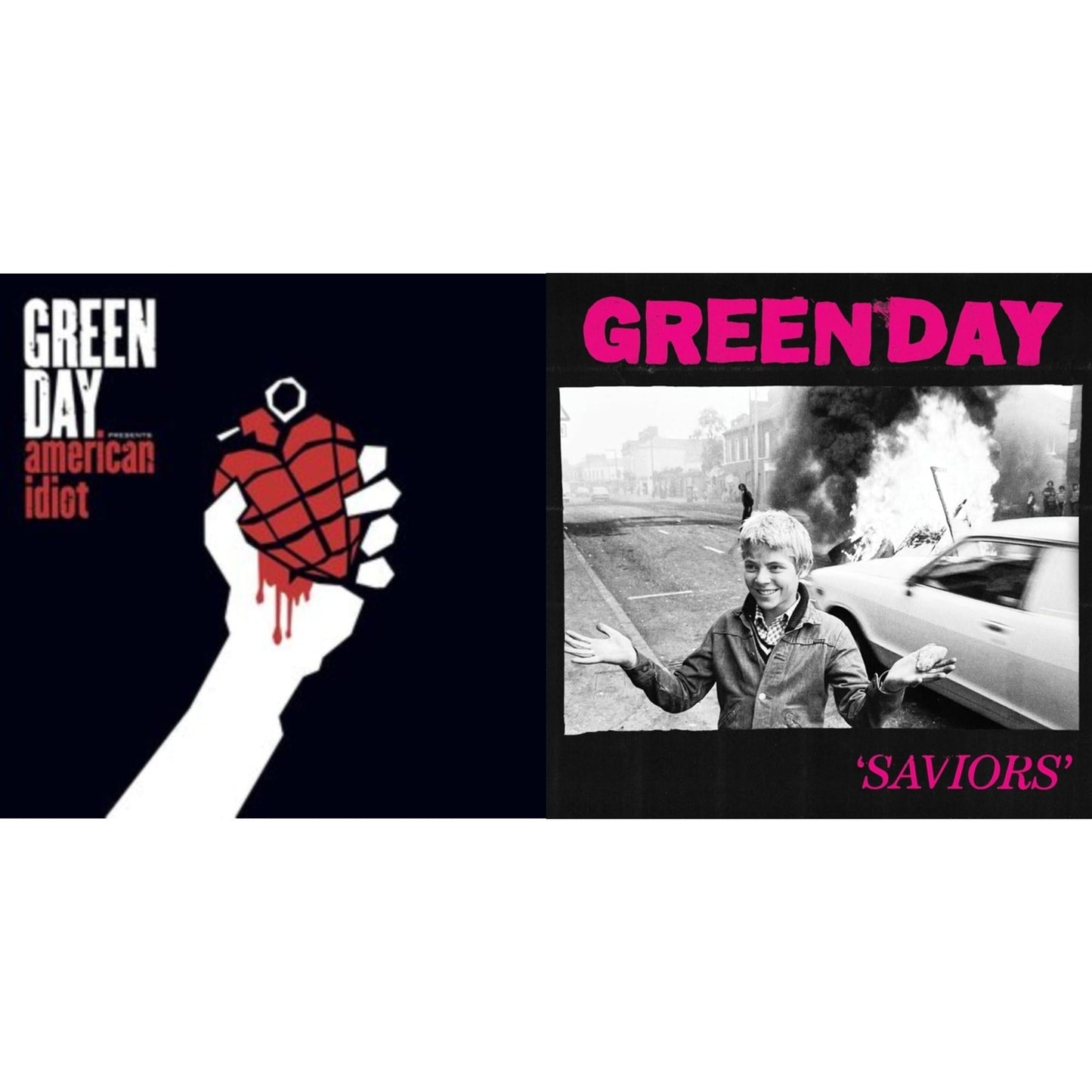 Green Day - American Idiot (W/Poster) & Saviors (180G/Deluxe LP Vinyl)