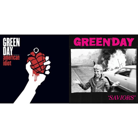 Green Day - American Idiot (W/Poster) & Saviors (180G/Deluxe LP Vinyl)