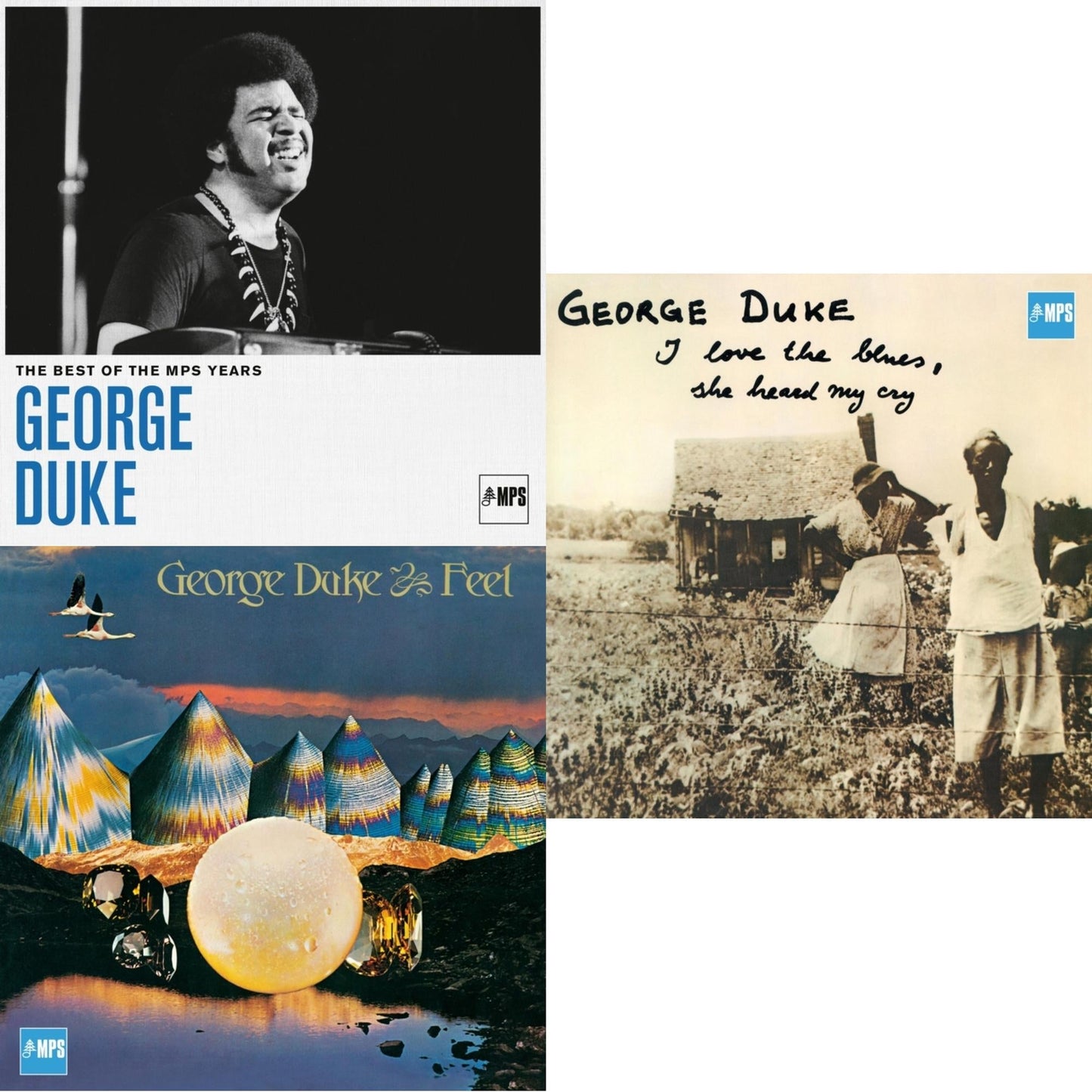 George Duke - Feel (180G/Import) & I Love The Blues She Heard My Cry & Best Of Mps Years (2LP)