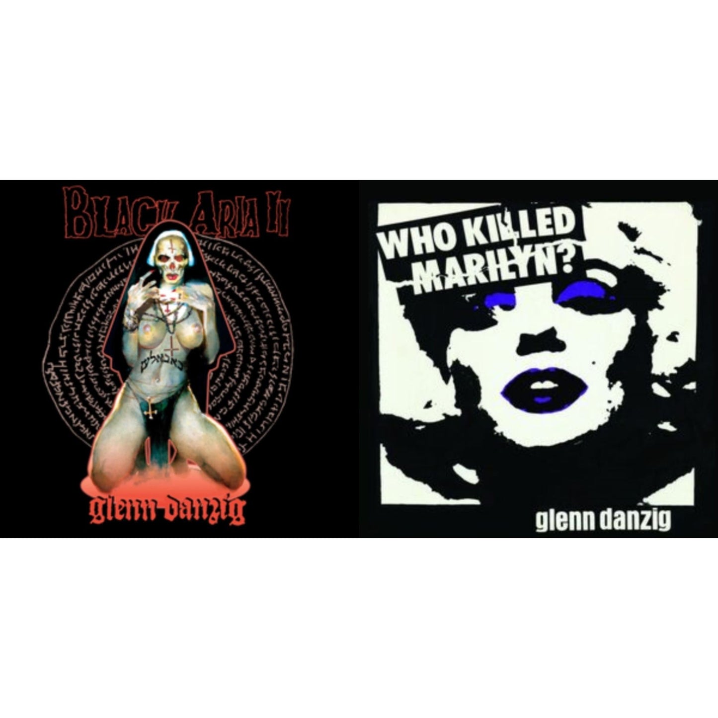 Glenn Danzig - Black Aria 2 (Haze LP Vinyl) & Who Killed Marilyn? (Picture Disc)