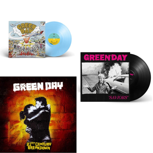 Green Day - Dookie (X) (Baby Blue LP Vinyl) & Saviors & 21St Century Breakdown