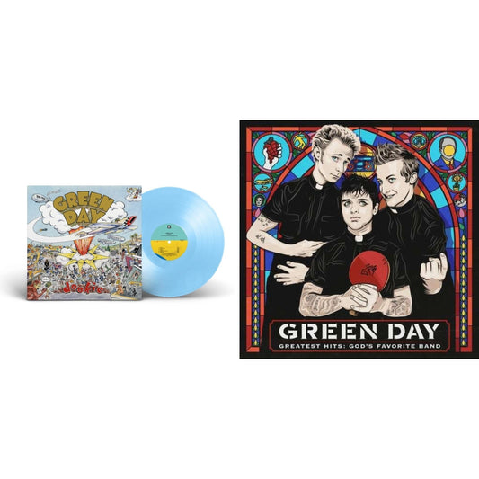 Green Day - Dookie (X) (Baby Blue LP Vinyl) & Greatest Hits: God's Favorite Band (X)