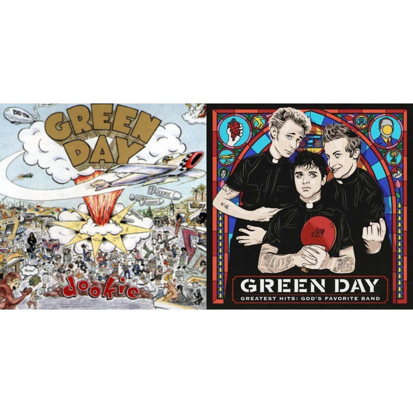 Green Day - Dookie & Greatest Hits: God's Favorite - CD Bundle