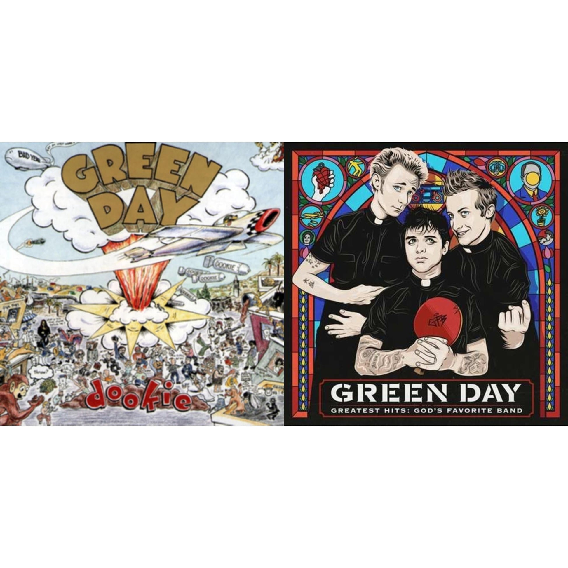 Green Day - Dookie & Greatest Hits: God's Favorite - CD Bundle