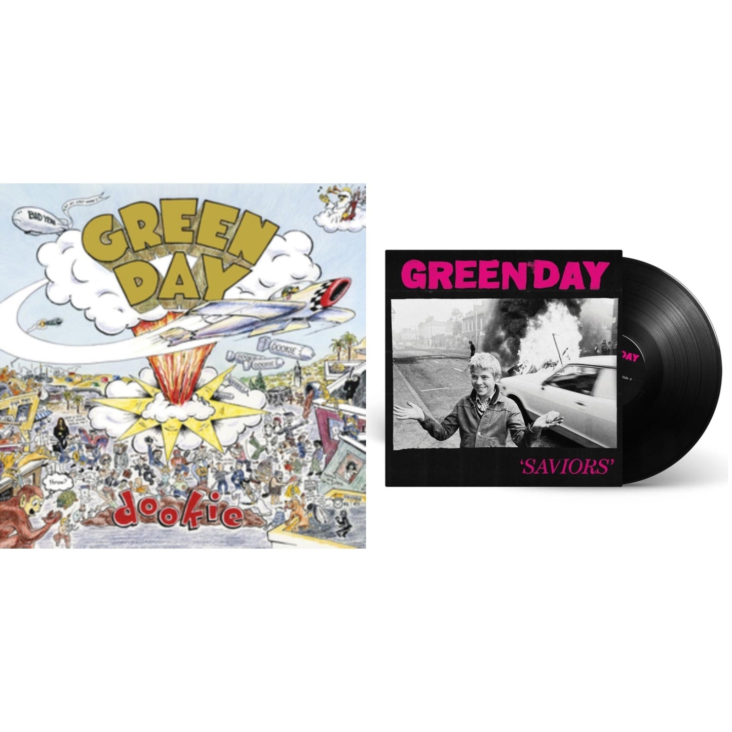 Green Day - Saviors & Dookie - LP Vinyl Bundle