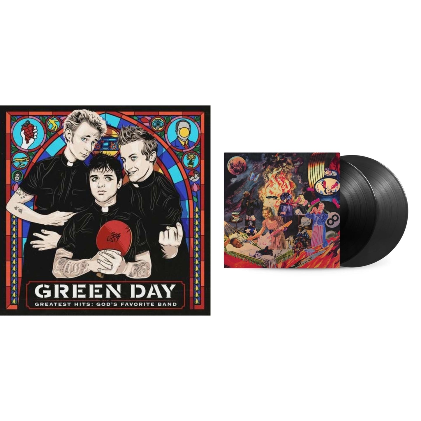 Green Day - Insomniac (25Th Anniversary/2LP) & Greatest Hits: God's Favorite Band (X)