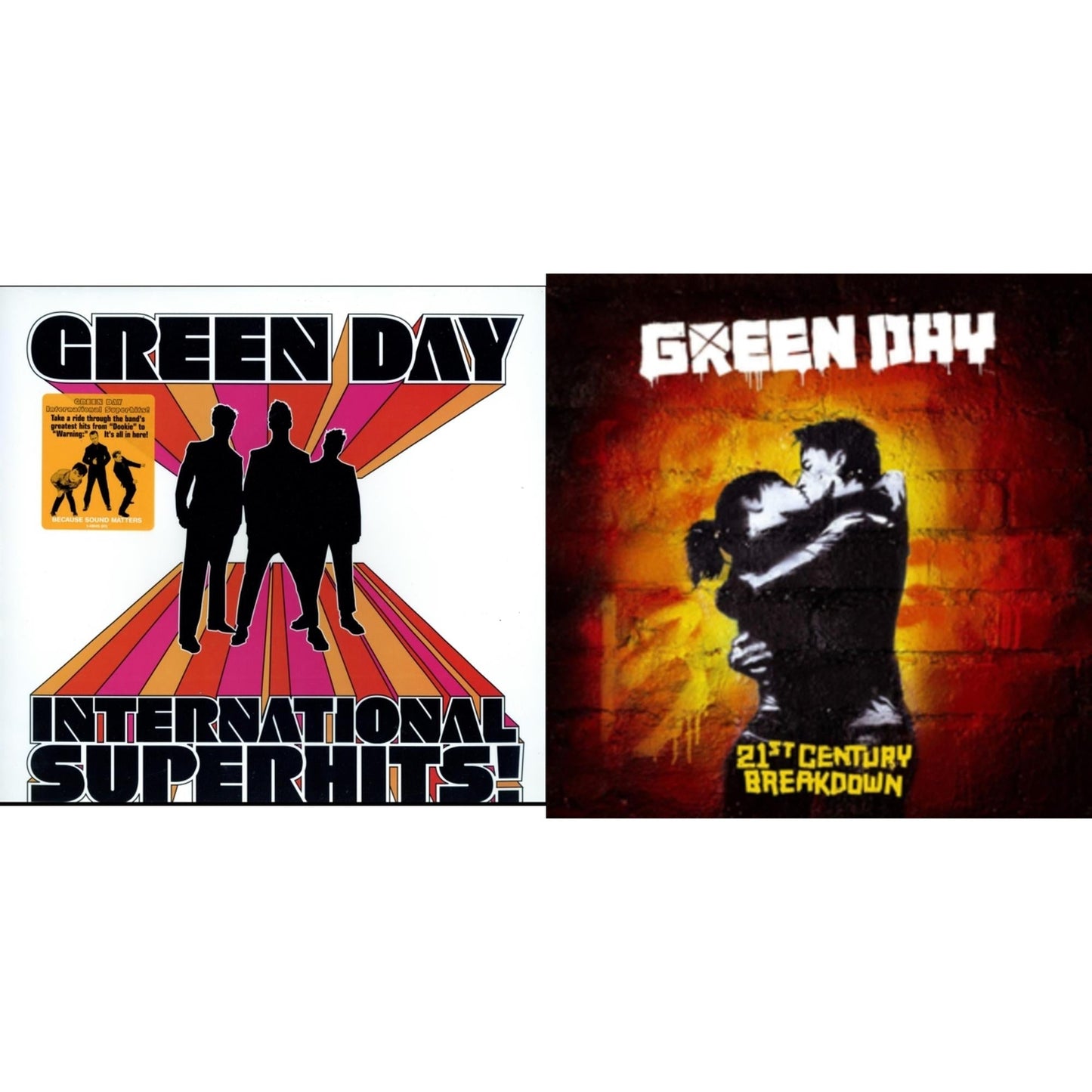 Green Day - International Superhits & 21St Century Breakdown - LP Vinyl Bundle