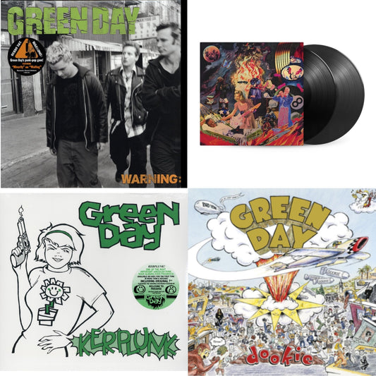 Green Day - Warning & Insomniac (25Th Anniversary/2LP) & Kerplunk (120G/7Inch Single) & Dookie