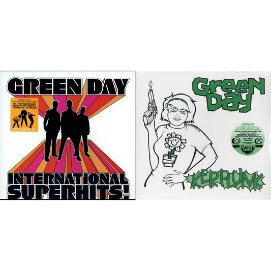 Green Day - International Superhits & Kerplunk (120G/7Inch Single) - LP Vinyl Bundle