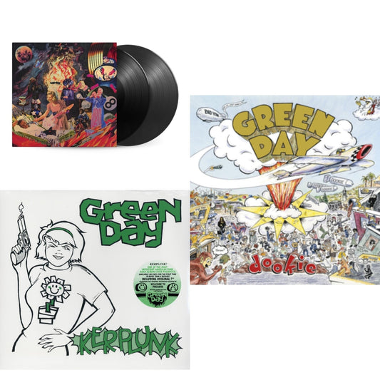 Green Day - Insomniac (25Th Anniversary/2LP) & Kerplunk (120G/7Inch Single) & Dookie