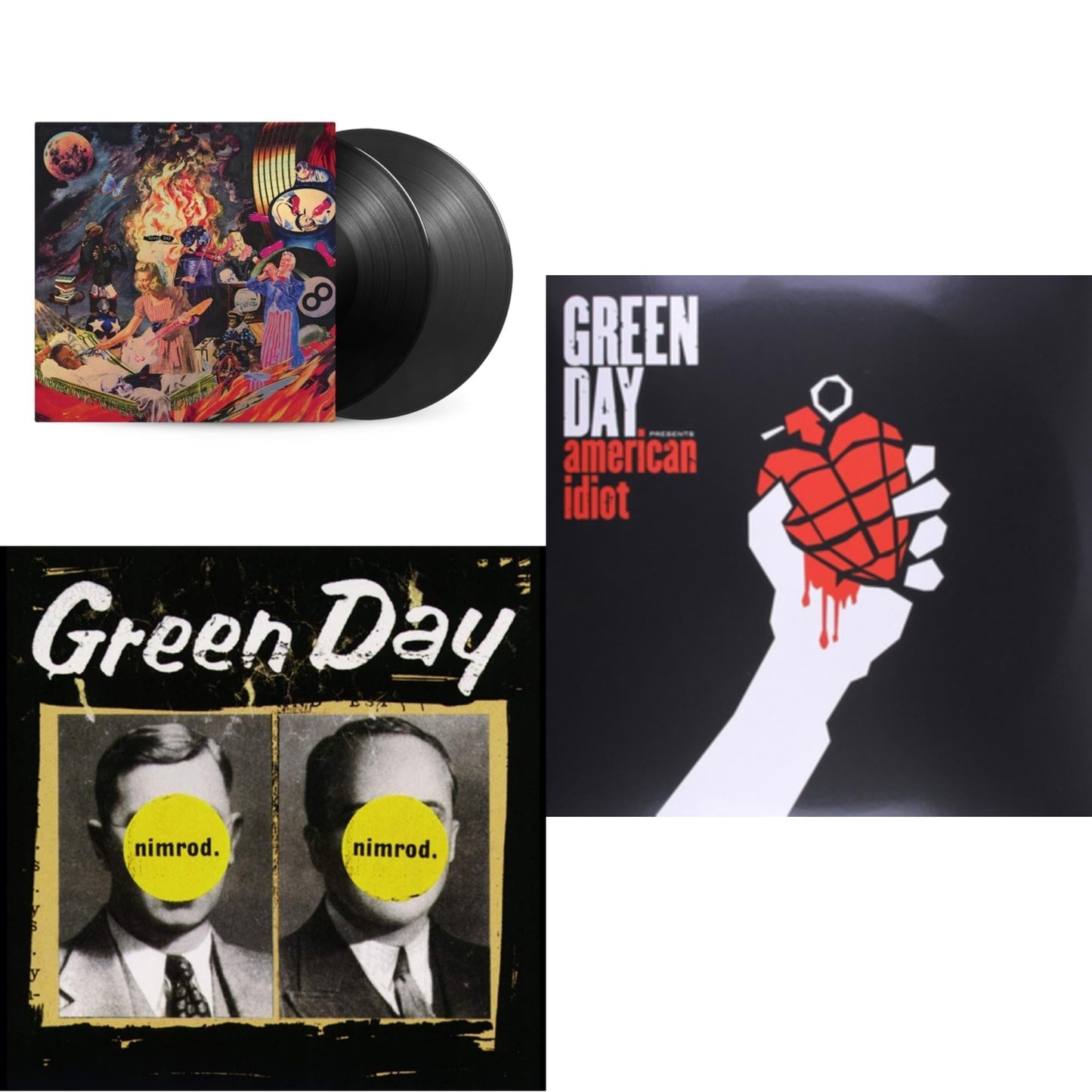 Green Day - American Idiot & Insomniac (25Th Anniversary/2LP) & Nimrod