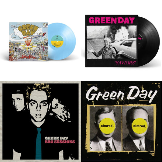 Green Day - Dookie (X) (Baby Blue LP Vinyl) & Saviors & Bbc Sessions (X) (2LP) & Nimrod