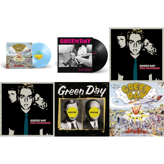 Green Day - Dookie (X) (Baby Blue LP Vinyl) & Saviors & Bbc Sessions (X) (2LP/Milky Clear Vinyl) (I) & Bbc Sessions (X) (2LP) & Nimrod & Dookie (Picture Disc)