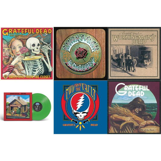 Grateful Dead - Terrapin Station (Emerald Green LP Vinyl) (Syeor) & Wake Of The Flood (50Th Anniversary Remaster) & Workingman's Dead (180G) & American Beauty & Skeletons From The Closet: The Best Of Grateful Dead & Two From The Vault