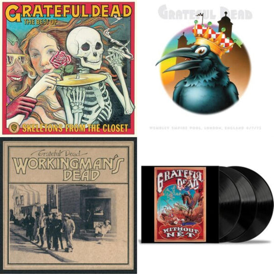 Grateful Dead - Without A Net (3LP) & Wembley Empire Pool, London, England 4/7/1972 (Live) (5LP/180G) & Workingman's Dead (180G) & Skeletons From The Closet: The Best Of Grateful Dead