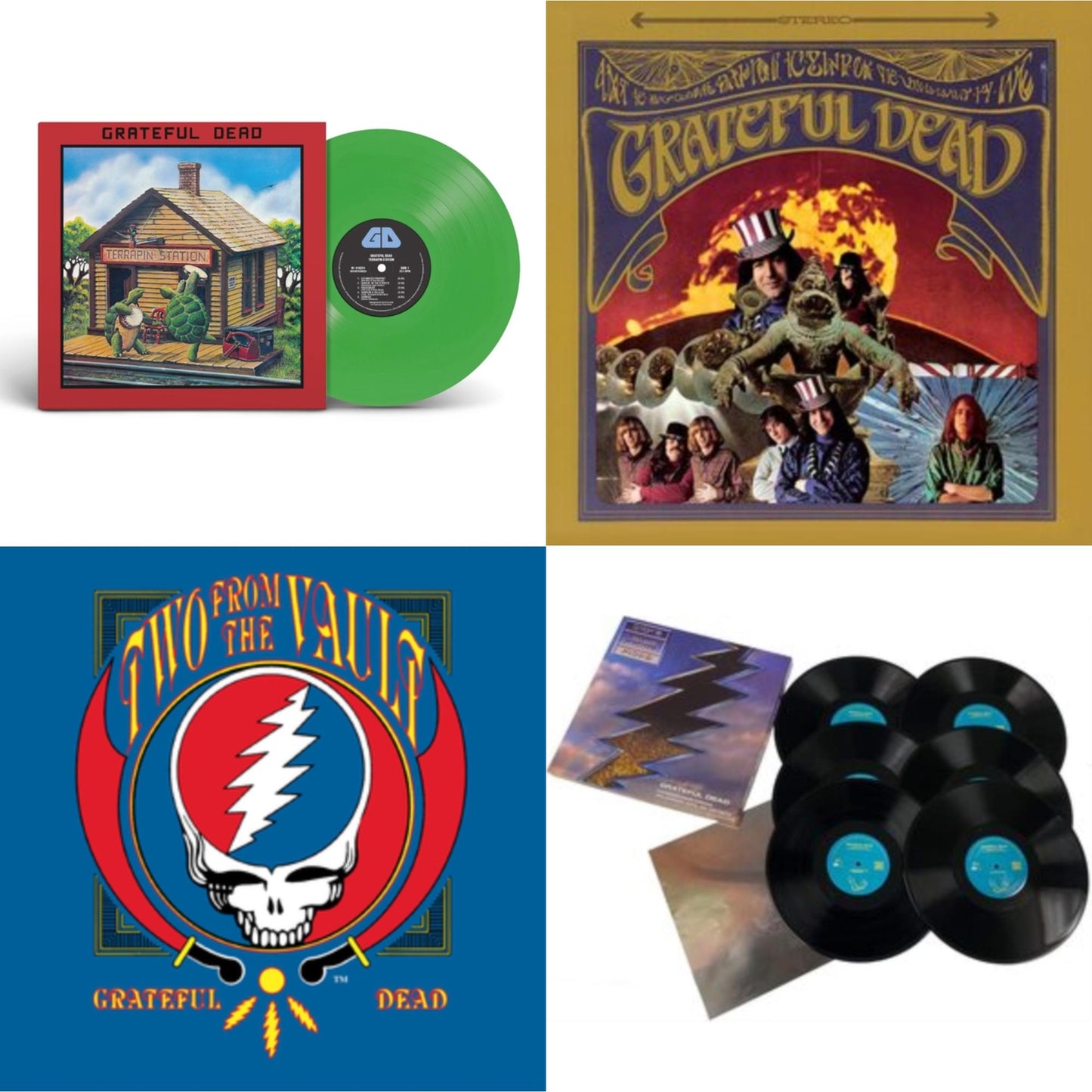 Grateful Dead - Terrapin Station (Emerald Green LP Vinyl) (Syeor) & Grateful Dead & Two From The Vault & Dick’S Picks Vol. 19: 10/19/73 Oklahoma City Fairgrounds Arena, Oklahoma City, Ok (Limited/180G/6LP)