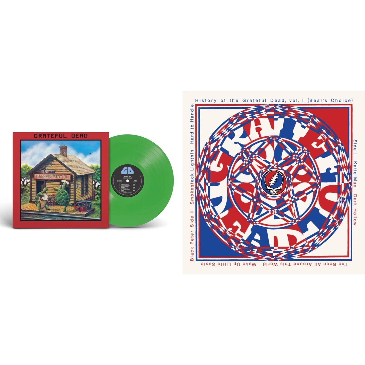 Grateful Dead - Terrapin Station (Emerald Green LP Vinyl) (Syeor) & History Of The Grateful Dead Vol. 1