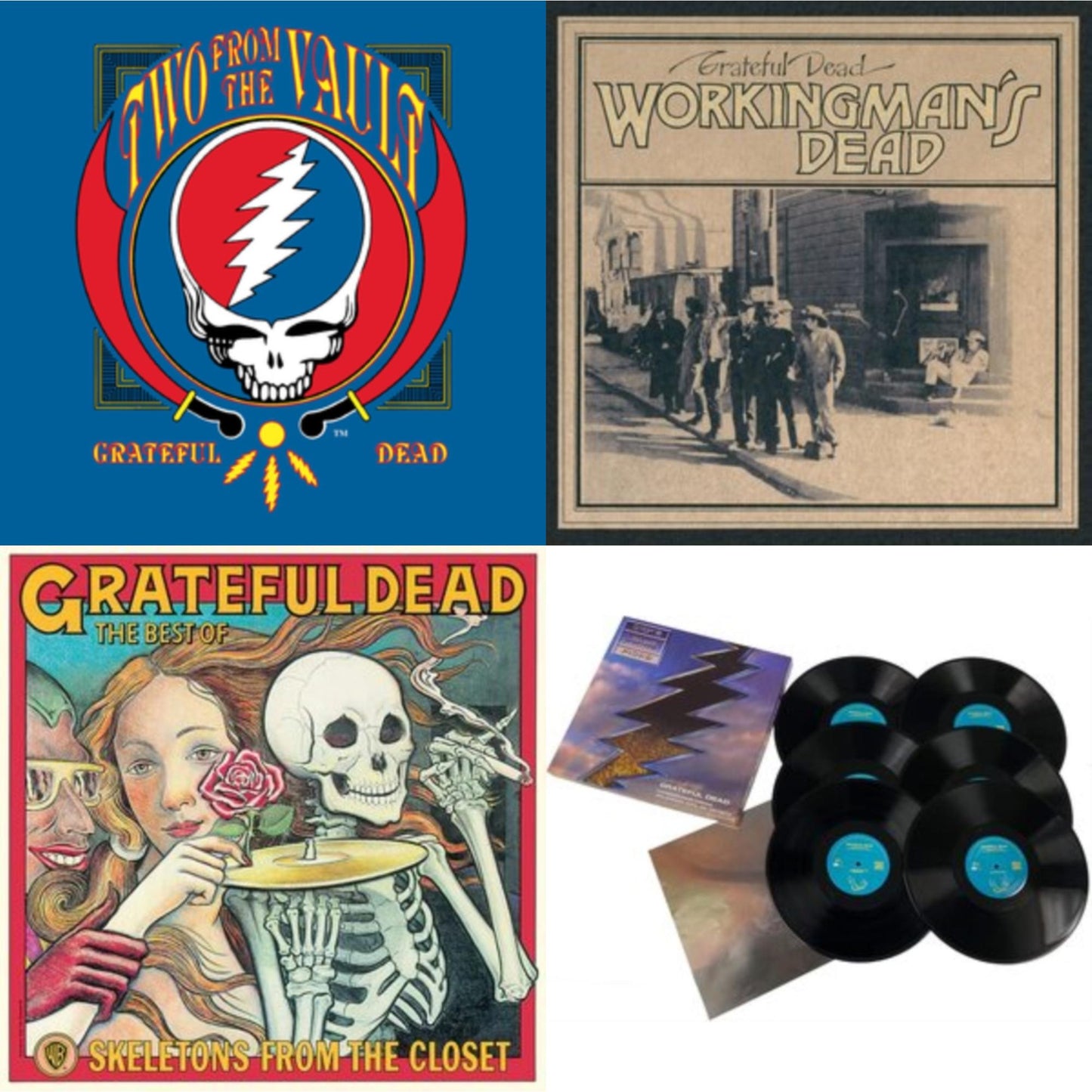 Grateful Dead - Workingman's Dead (180G) & Skeletons From The Closet: The Best Of Grateful Dead & Two From The Vault & Dick’S Picks Vol. 19: 10/19/73 Oklahoma City Fairgrounds Arena, Oklahoma City, Ok (Limited/180G/6LP)