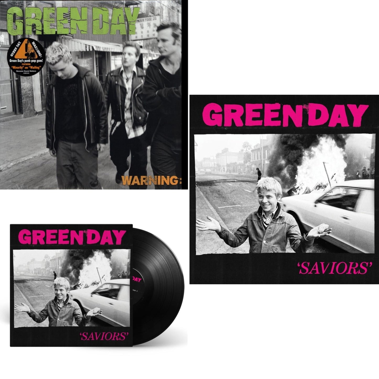 Green Day - Warning & Saviors (180G/Deluxe LP Vinyl) & Saviors