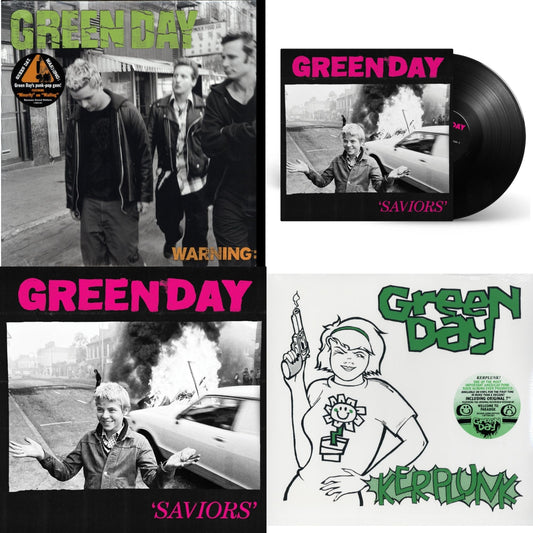 Green Day - Warning & Saviors (180G/Deluxe LP Vinyl) & Saviors & Kerplunk (120G/7Inch Single)