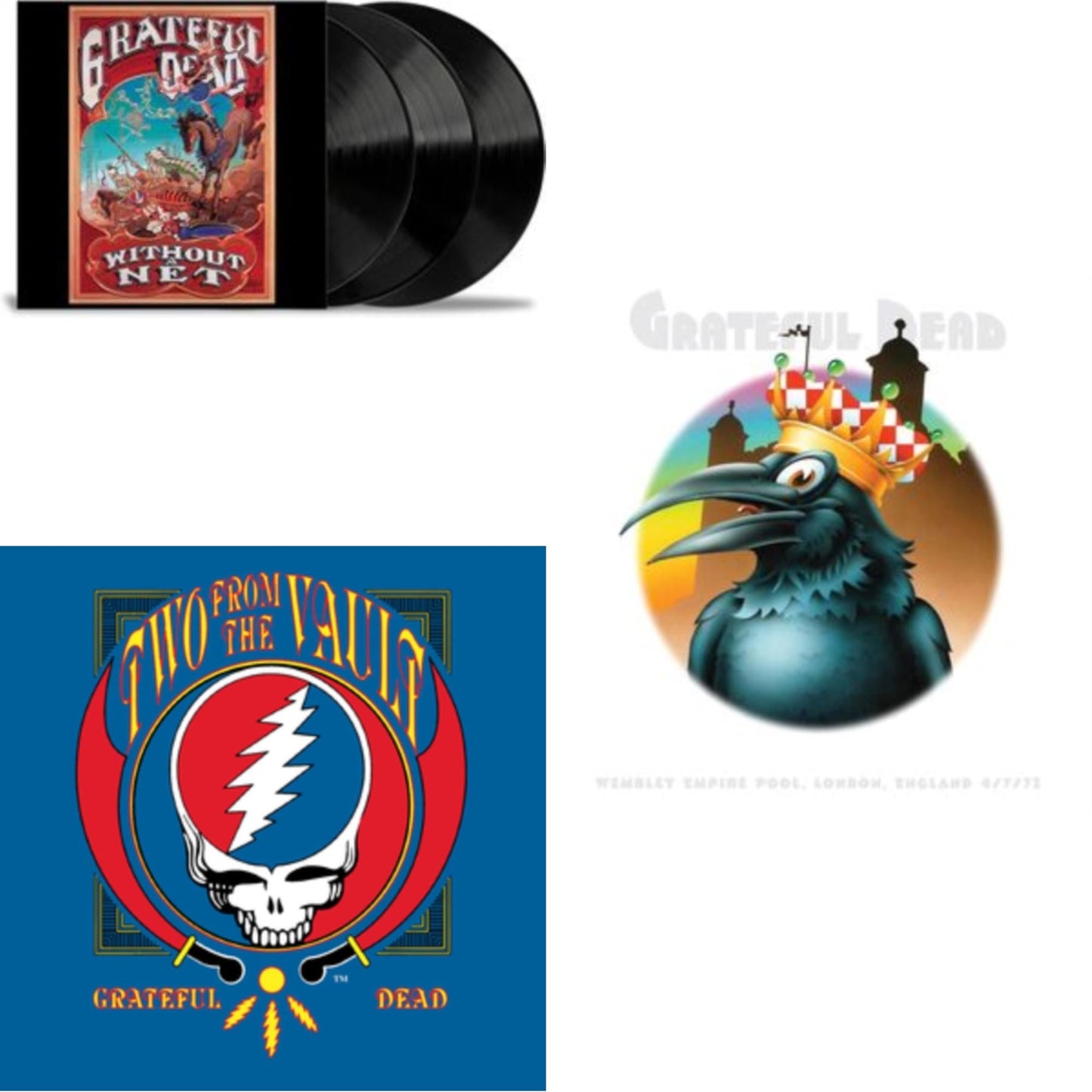 Grateful Dead - Without A Net (3LP) & Wembley Empire Pool, London, England 4/7/1972 (Live) (5LP/180G) & Two From The Vault