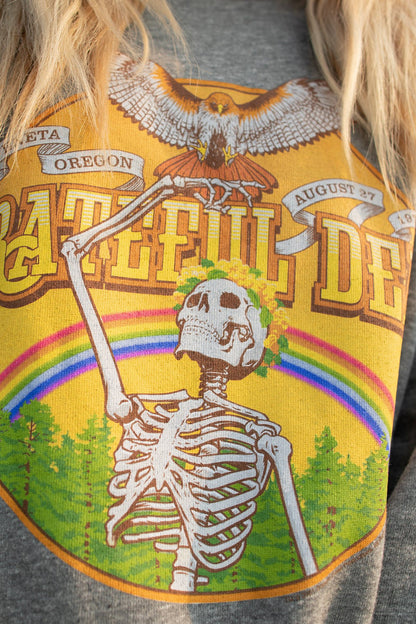 Grateful Dead Oversized Sweatshirt Grey