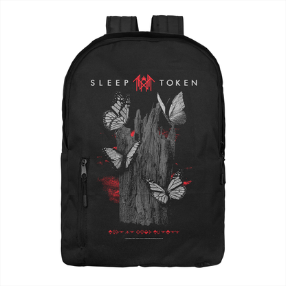 Sleep Token Butterflies Backpack Bag Black Officially Licensed
