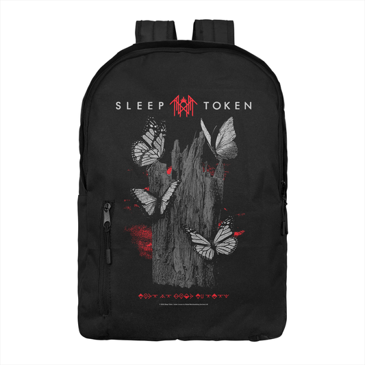 Sleep Token Butterflies Backpack Bag Black Officially Licensed