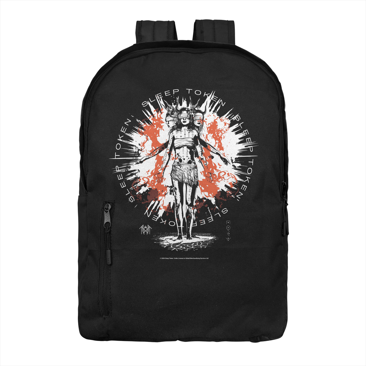Sleep Token Rain Down Backpack Bag Black Officially Licensed