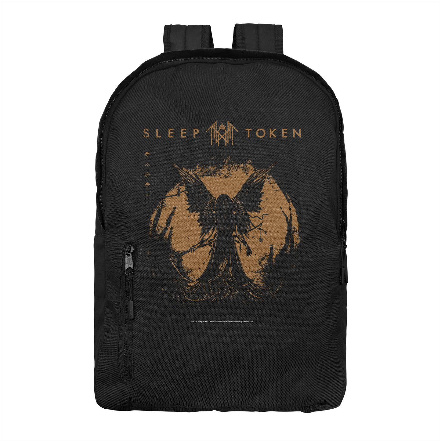 Sleep Token TMBTE Gold Backpack Bag Black Officially Licensed