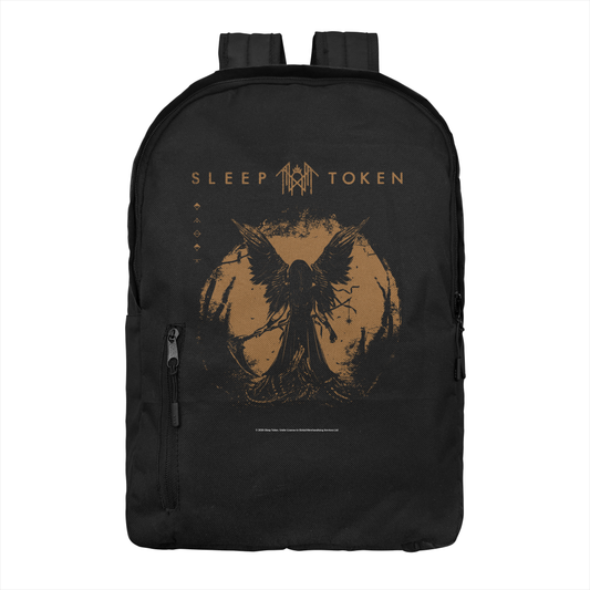 Sleep Token TMBTE Gold Backpack Bag Black Officially Licensed