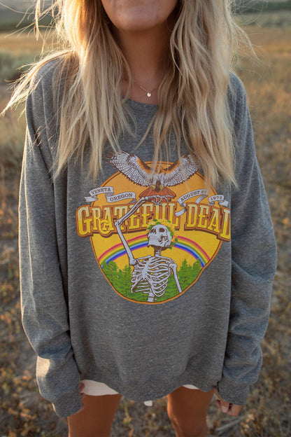 Grateful Dead Oversized Sweatshirt Grey