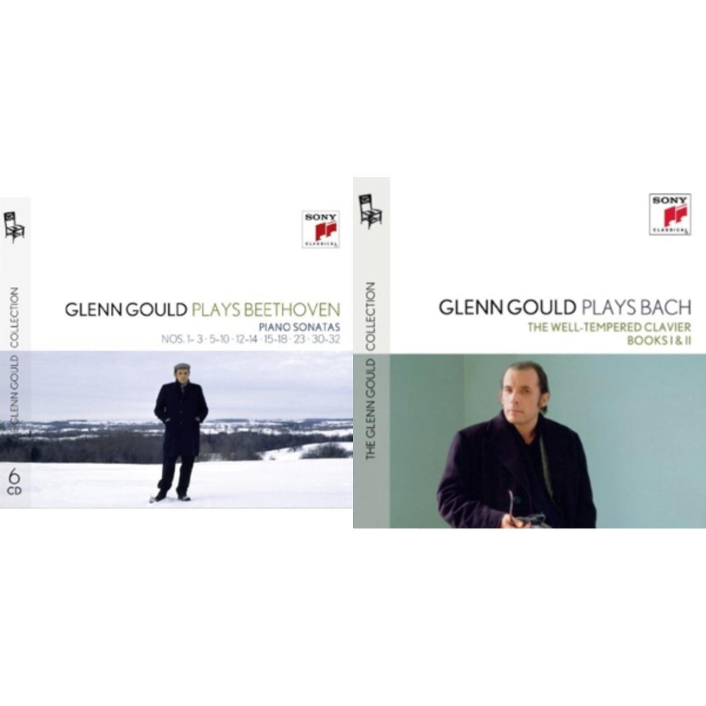 Glenn Gould - Bach,J.S: Well Tempered Clavier Book 1 & 2 & Beethoven: Pno Sonatas Nos.1 - 3 / 5 - 10 / 12 - 14 - CD Bundle