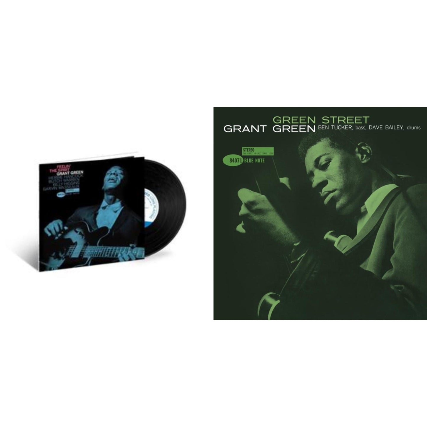 Grant Green - Feelin' The Spirit LP (Blue Note Tone Poet Series) & Green Street (Blue Note Classic LP Vinyl Series)