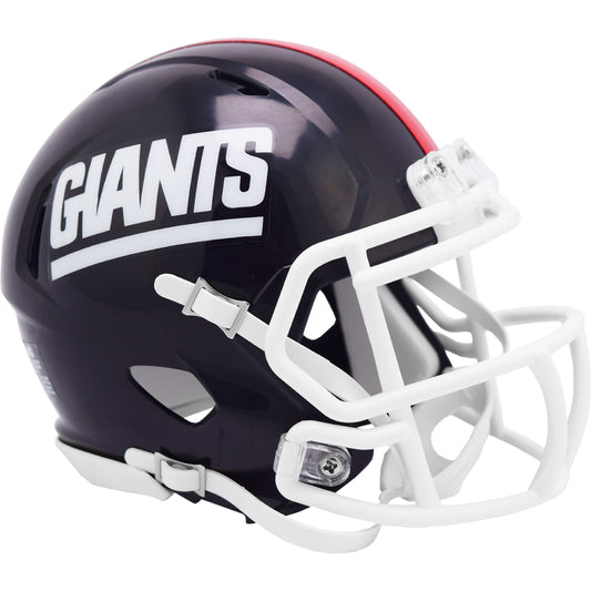 New York Giants 1981-1999 Throwback Riddell Speed Mini Football Helmet