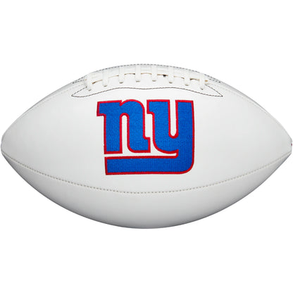 New York Giants Embroidered Logo Signature Series Full Size Football