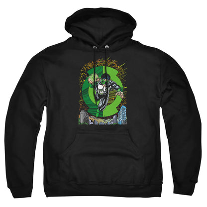 Green Lantern Gl #51 Cover Mens Hoodie Black Officially Licensed