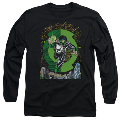 Green Lantern Gl #51 Cover Mens Long Sleeve Shirt Black Officially Licensed
