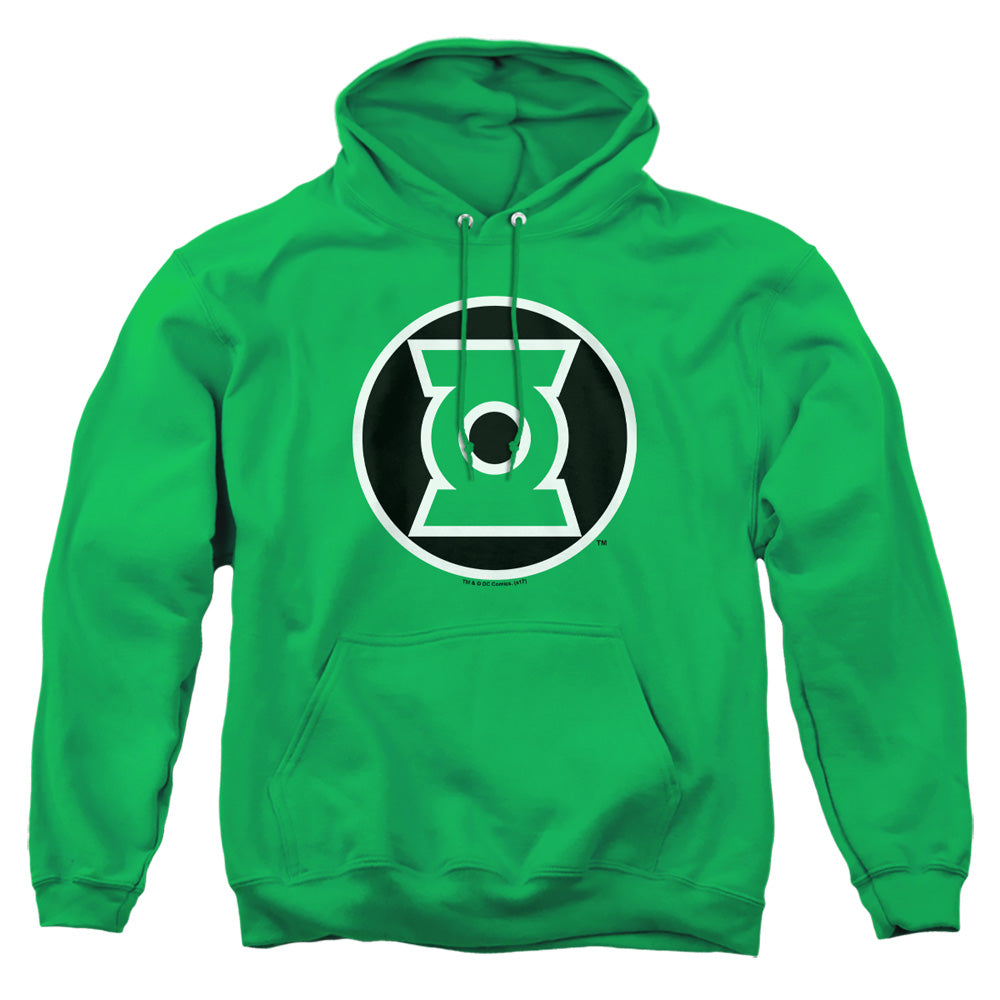 Green Lantern Kyle Rayner Logo Mens Hoodie Kelly Green Officially Licensed