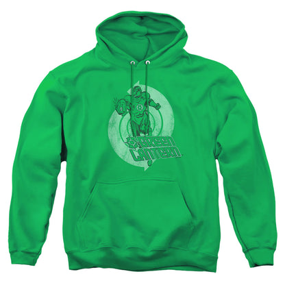 Green Lantern Power Mens Hoodie Kelly Green Officially Licensed