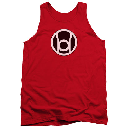 Green Lantern Red Lantern Logo Mens Tank Top Shirt Red