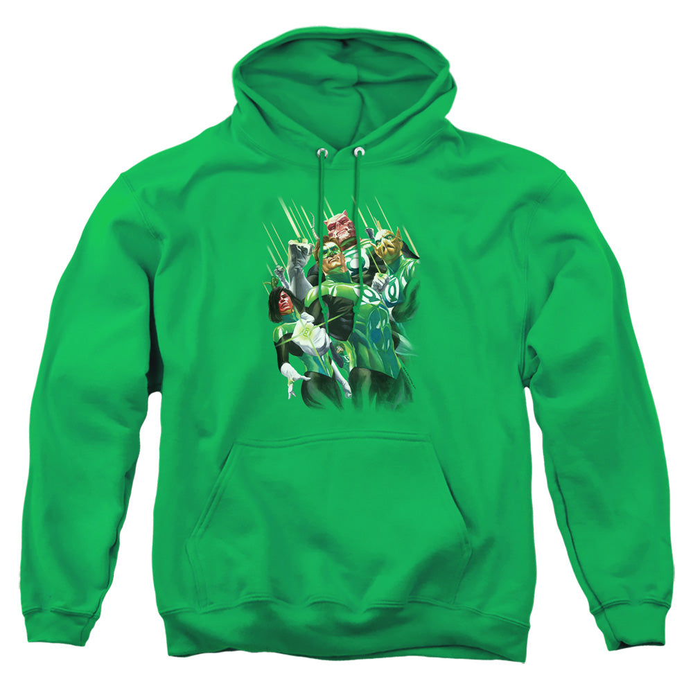 Gl Power Of The Rings Mens Hoodie Kelly Green Officially Licensed