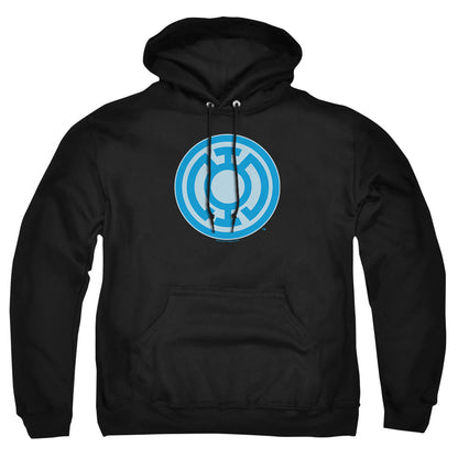 Green Lantern Blue Symbol Mens Hoodie Black Officially Licensed