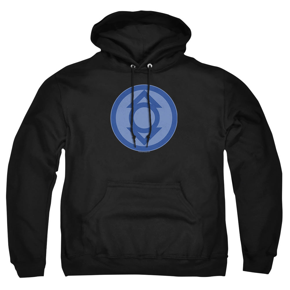 Green Lantern Indigo Symbol Mens Hoodie Black Officially Licensed