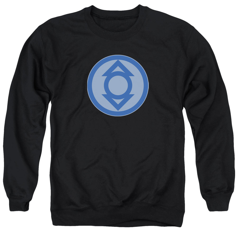 Green Lantern Indigo Symbol Mens Crewneck Sweatshirt Black