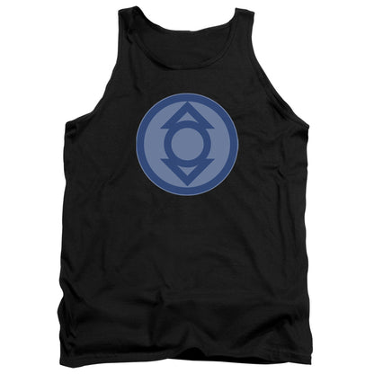 Green Lantern Indigo Symbol Mens Tank Top Shirt Black