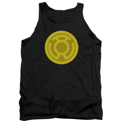 Green Lantern Yellow Symbol Mens Tank Top Shirt Black