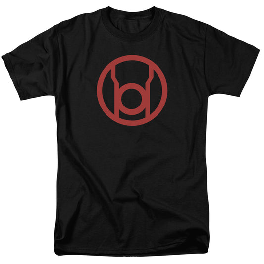 Green Lantern Red Emblem Mens T Shirt Black